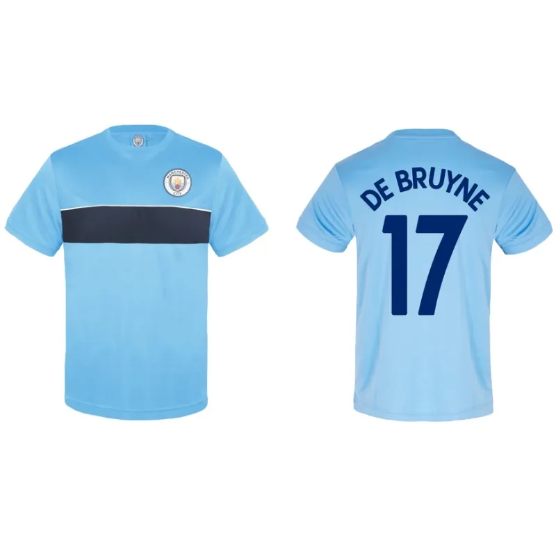 Manchester City Kevin DE BRUYNE tréningové tričko modré pánske - SKLADOM