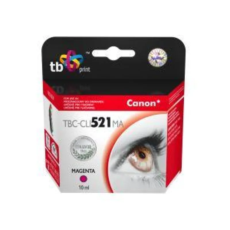 Ink. kazeta TB kompat. s Canon CLI-521M 100% new TBC-CLI521MA