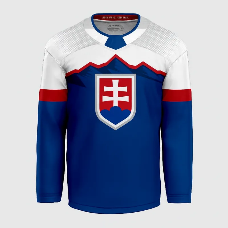 Slovakia Slovensko hokejový dres modrý pánsky (2026) - SKLADOM
