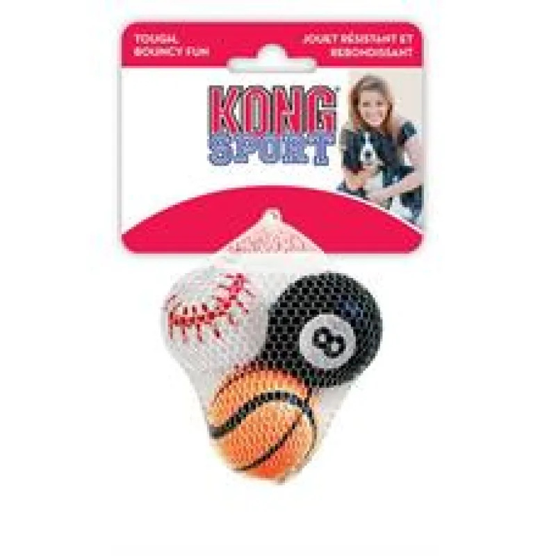 Hračka tenis SPORT Míč malý mix Kong, small 3 ks