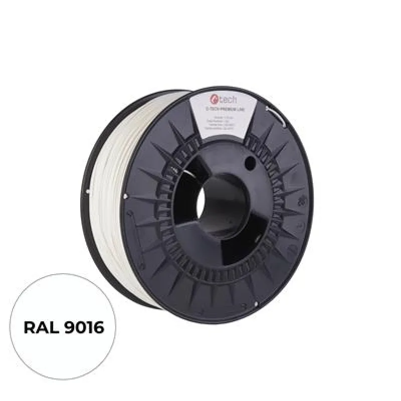 Tlačová struna (filament) C-TECH PREMIUM LINE, PLA, dopravná biela,…
