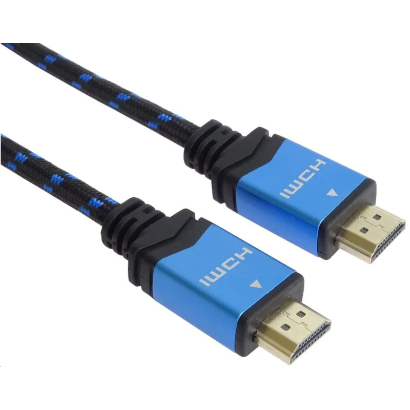 Kábel HDMI PremiumCord Ultra HDTV 4K@60Hz 2.0b kov+pozlátené konektory 2m…