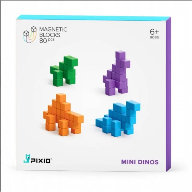 PIXIO Mini Dinos magnetická stavebnice 40101