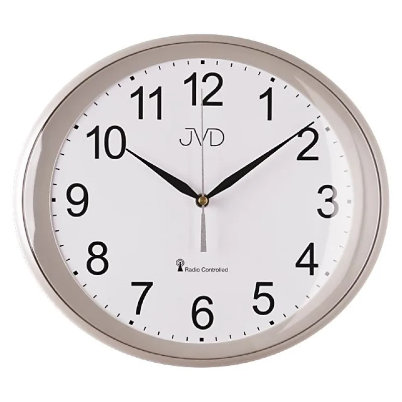 Přesné moderní rádiem řízené hodiny JVD RH64.5