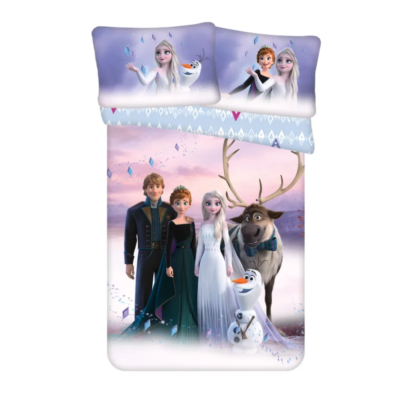 Jerry Fabrics Obliečka do postieľky Frozen 2 "Elements" baby, 100x135 / 40x60 cm