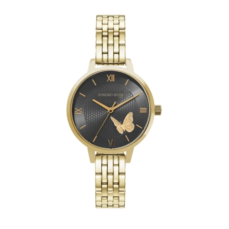 SUNDAY ROSE Dámské luxusní designové hodinky SUNDAY ROSE Fashion SUN-F24