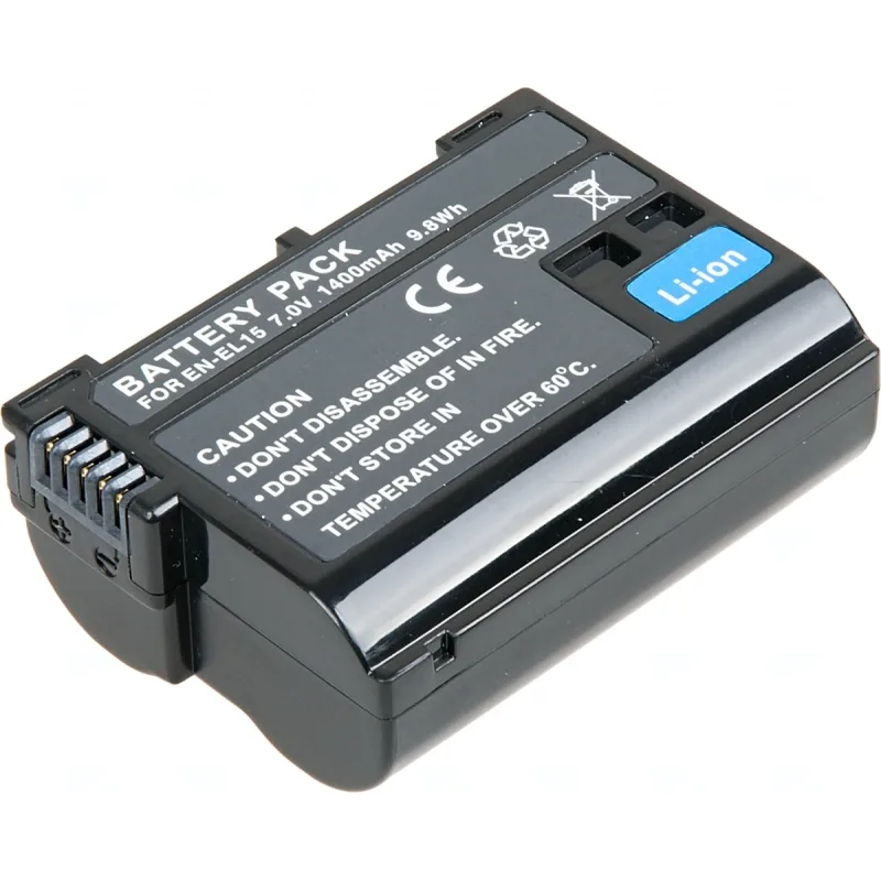 Batéria T6 Power Nikon EN-EL15, EN-EL15a, EN-EL15e, EN-EL15b, 1400mAh, 9,…