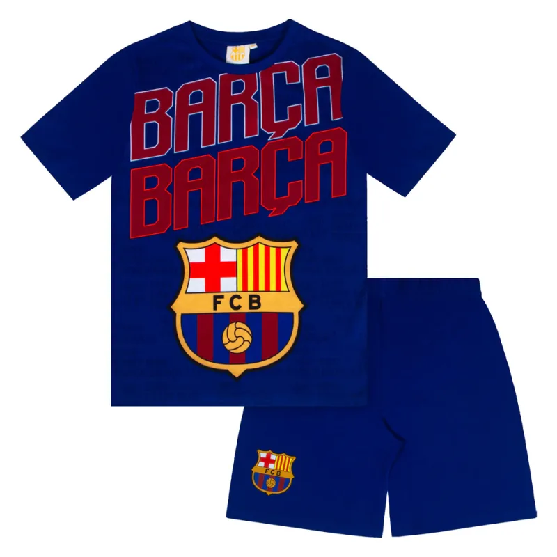 FC Barcelona pyžamo modré detské - SKLADOM