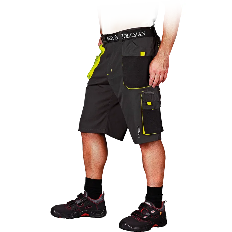 Leber&Hollman FMN SBY kraťasy Black/Yellow S-3XL