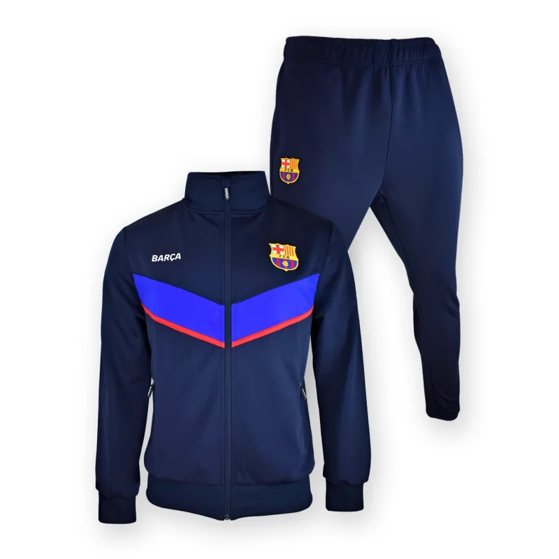 FC Barcelona súprava modrá pánska (bunda + nohavice) - SKLADOM