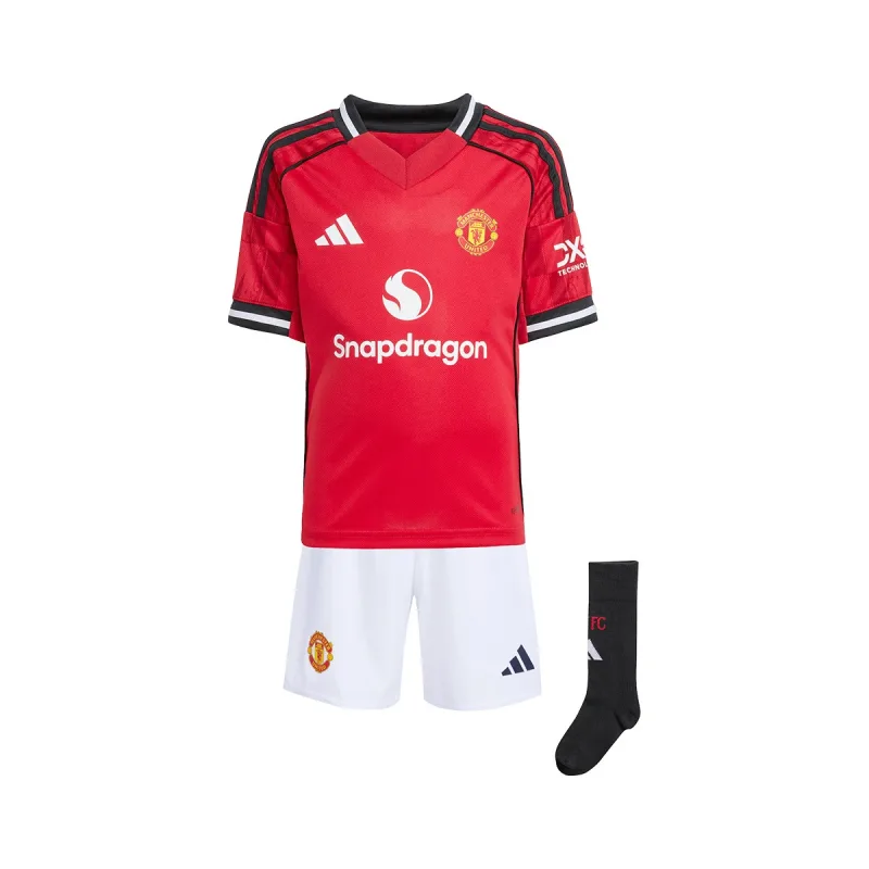 Adidas Manchester United set detský (2025-2026) domáci + vlastné meno a číslo