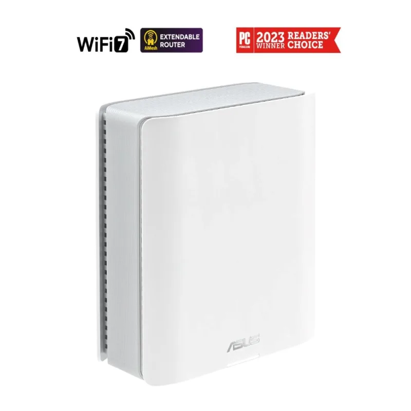 ASUS ZenWifi BT8 1-pack, WiFi7 Extendable Router, AiMesh, 1x WAN, 3x…