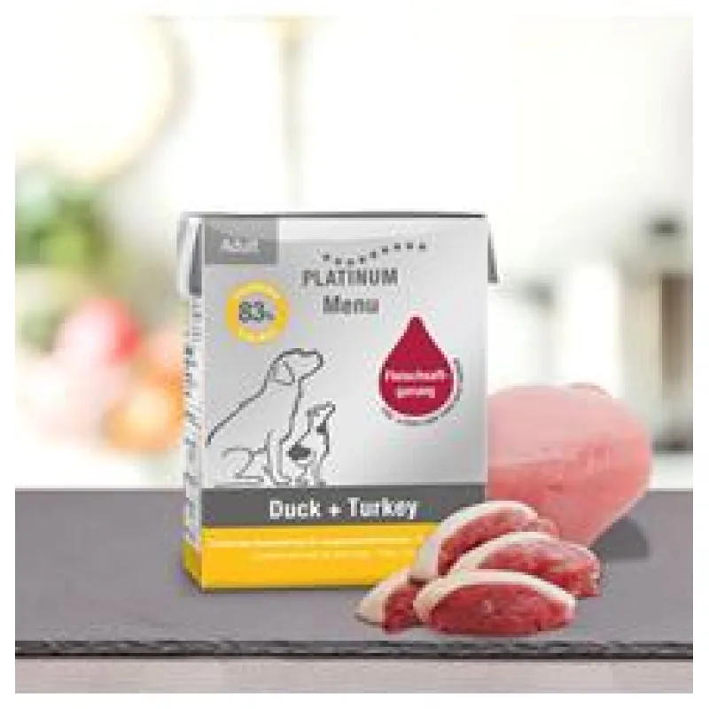 Paštika Platinum Natural Menu Duck + Turkey 90g
