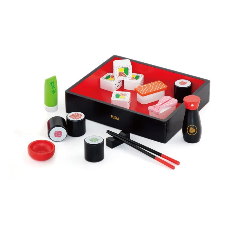 Drevená zostava sushi Viga