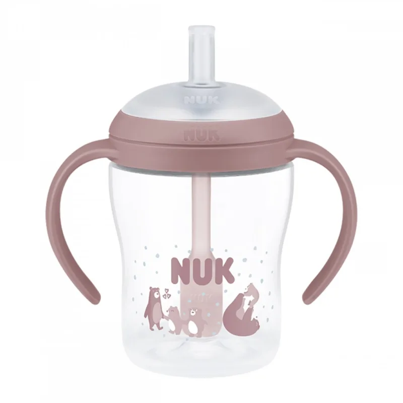 Kojenecká fľaša NUK Perfect Match na učenie so slamkou BEAR150 ml