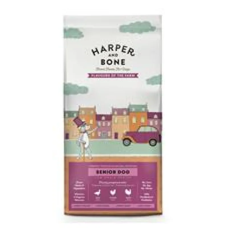 Harper and Bone Dog Senior Light příchutě farmy 2 kg