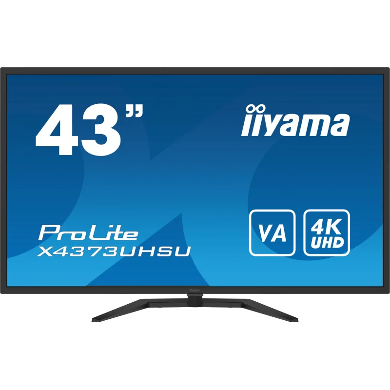 iiyama ProLite/ X4373UHSU-B1/ 42, 5"/ VA/ 4K UHD/ 60Hz/ 3ms/ Black/ 3R…