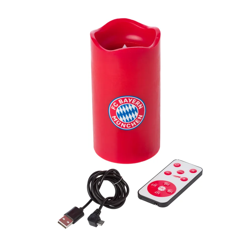 FC Bayern München - Bayern Mníchov LED sviečka s funkciou zobrazenia loga na strope