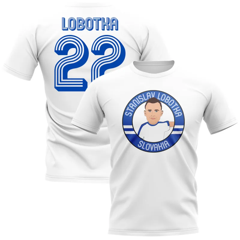 Slovensko Stanislav Lobotka tričko biele pánske - SKLADOM