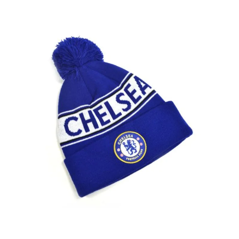 Chelsea FC pletená zimná čiapka modrá - SKLADOM