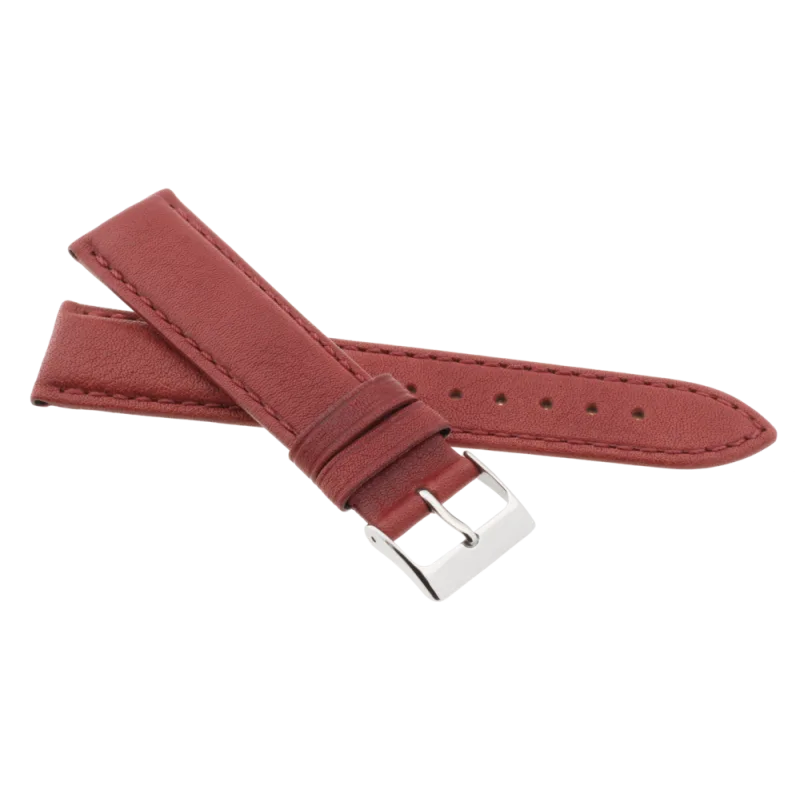 JVD Kožený pánský hnědý řemínek na hodinky R42207/18