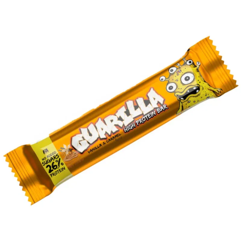 GUARILLA® High Protein Bar 49 g - Fitness Authority Príchuť: Vanilka - Karamel - 49 g