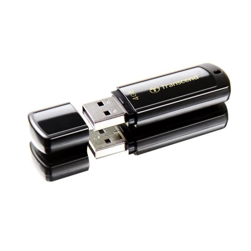 TRANSCEND Flash disk 4GB JetFlash®350, USB 2.0 (R:13/W:4 MB/s) čierna…