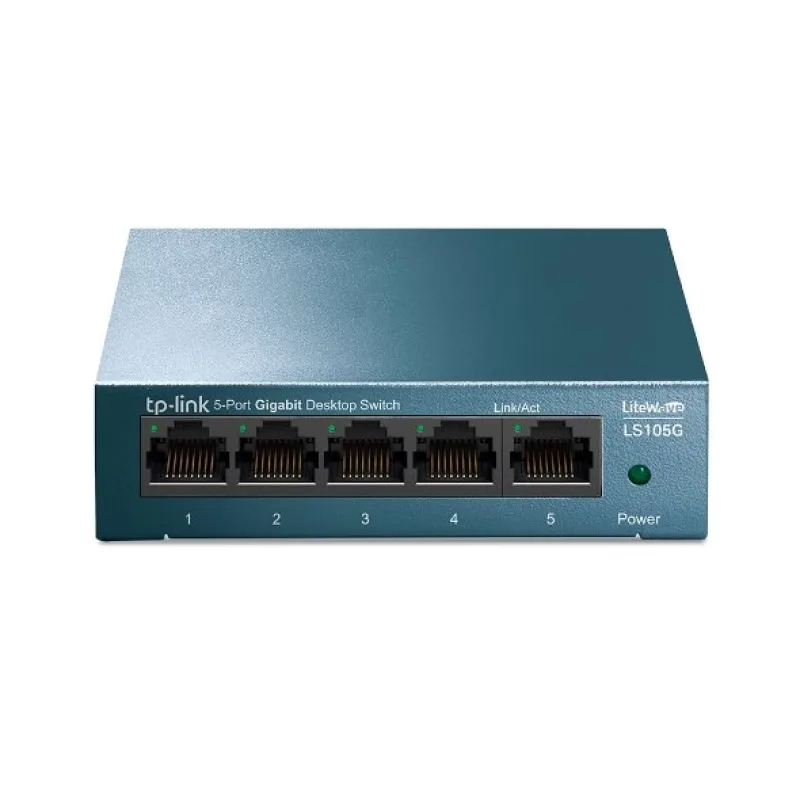 LiteWave 5-Port Gigabit Desktop Switch PORT: 5× Gigabit RJ45 Ports SPEC:…