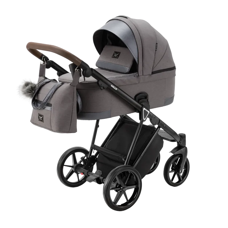 Adamex kočík 2v1 GALLO - grey quartz