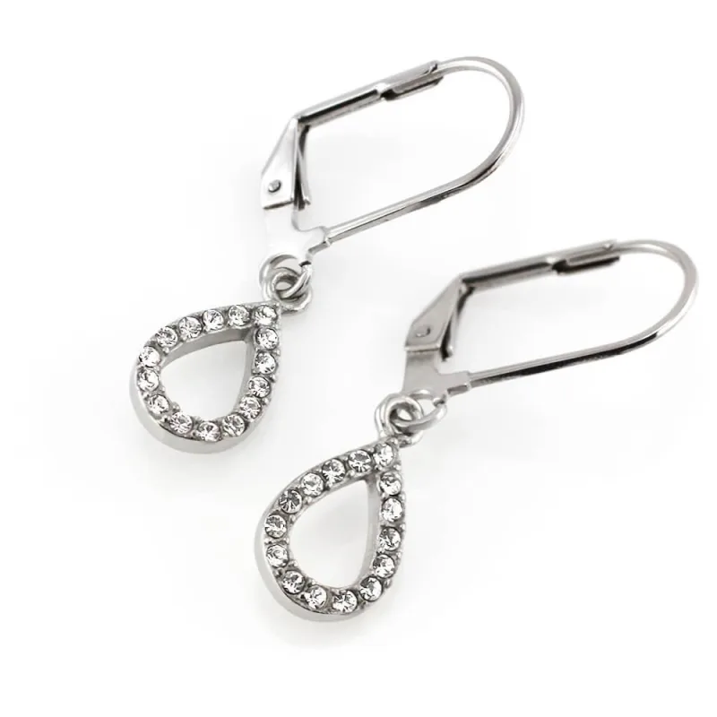 MPM Ocelové náušnice z chirurgické oceli Earrings 7749 - Silver