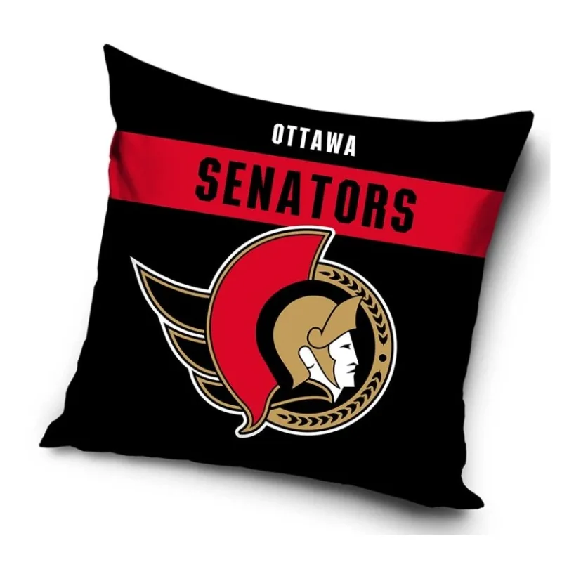 Vankúšik NHL Ottawa Senators Black 40x40 cm