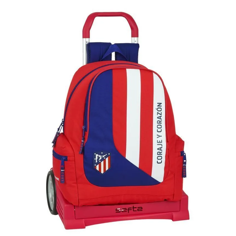 Atlético Madrid batoh/ruksak na kolieskach červeno biely