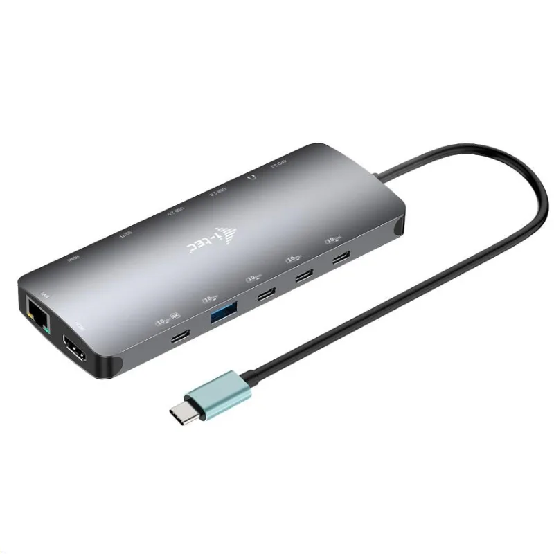 i-tec USB-C Metal Nano 3x Display Dock, 2x HDMI 1x USB-C video, Power…