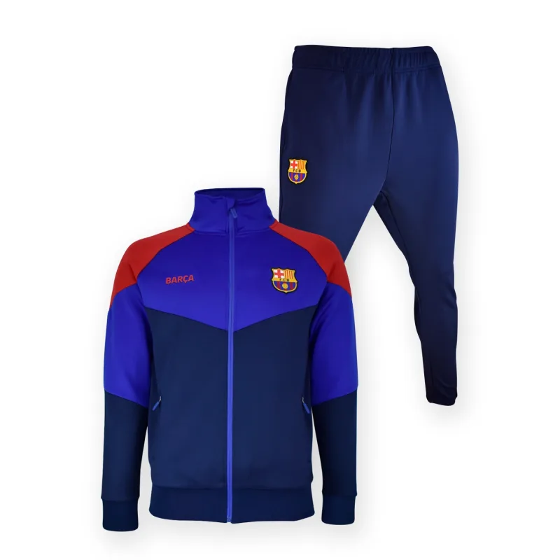 FC Barcelona súprava modrá pánska (bunda + nohavice) - SKLADOM