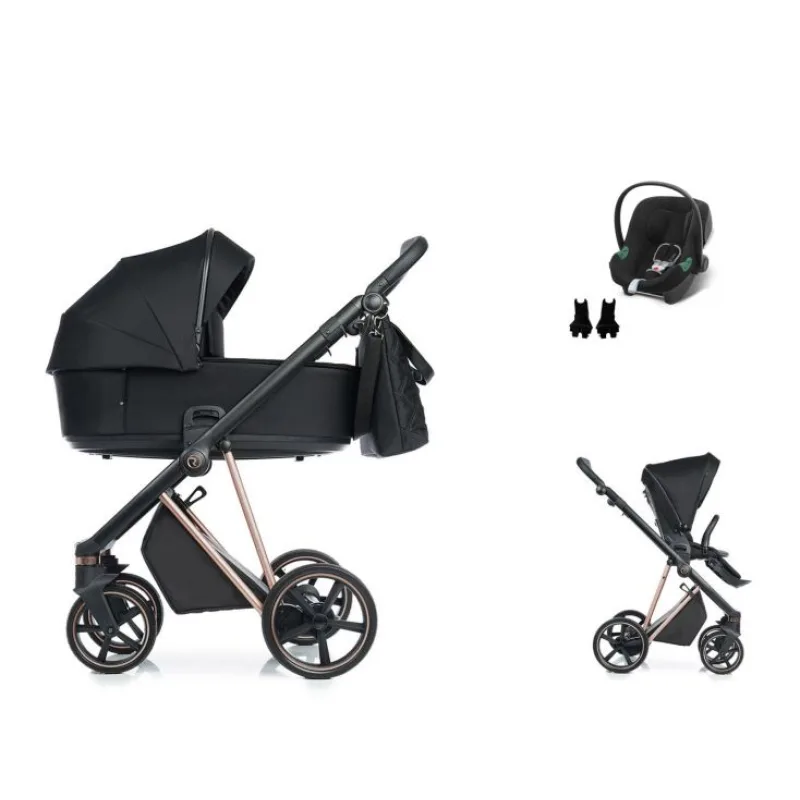 ROAN Ivi + Cybex Aton B2 i-Size raven 3v1