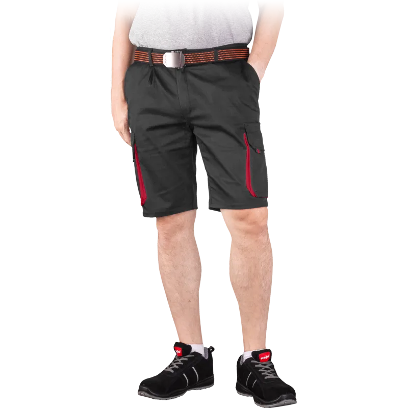 Reis LAND BC pánske kraťasy Black/Red S-3XL