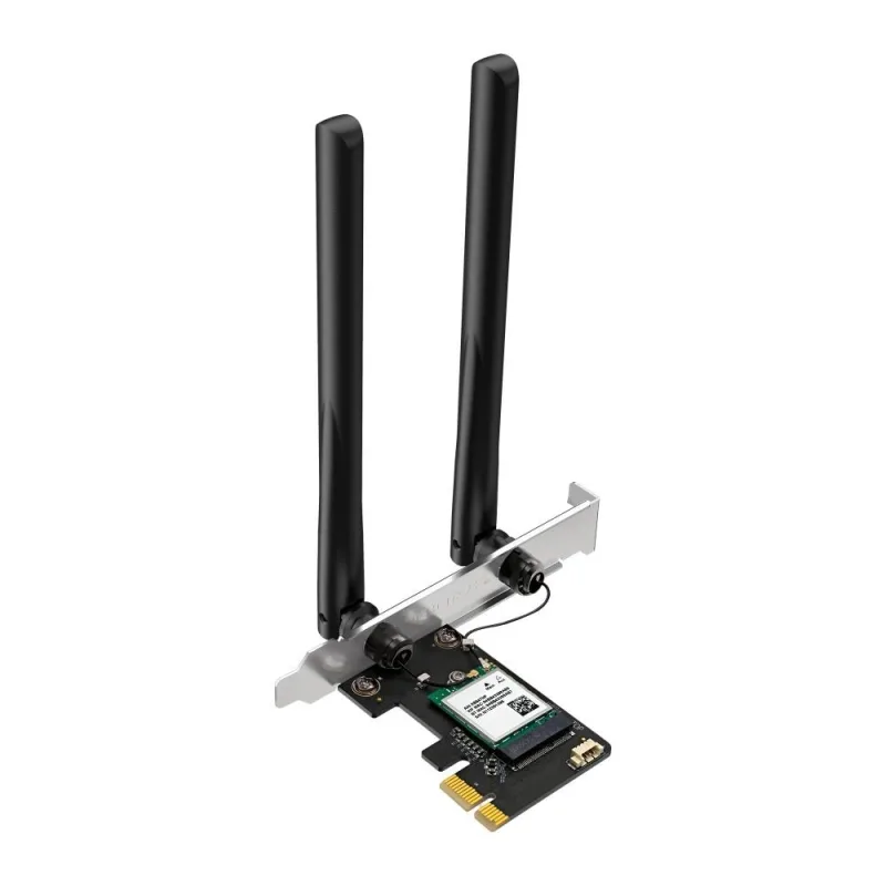 MERCUSYS MA70XE WiFi6E PCIe adapter (AX1800, 2, 4GHz/ 5GHz, Bluetooth5.4)…