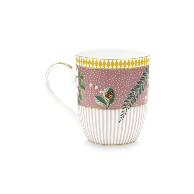 Pip Studio La Majorelle hrnek 180ml, růžový