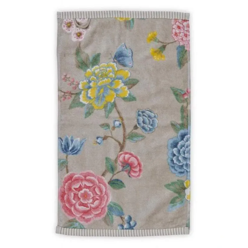 Pip Studio bavlněný froté ručník na ruce Good Evening khaki 30x50 cm