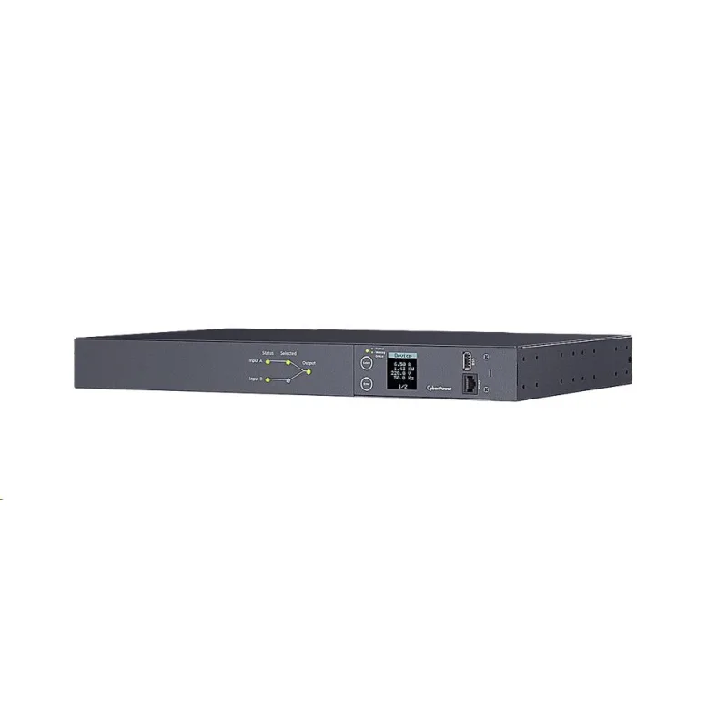 CyberPower Rack ATS Metered, 1U, 16A, (8)C13 (2)C19, IEC-320 C20 (2)…