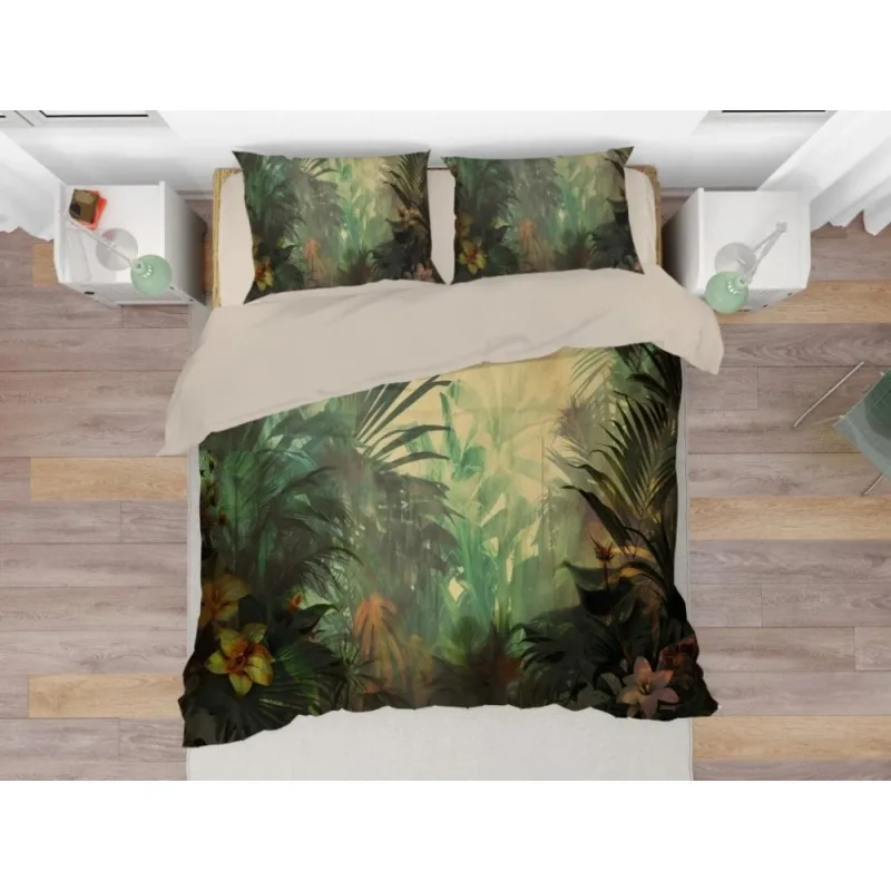 Moderné 3D obliečky 140x200, 70x90 Jungle