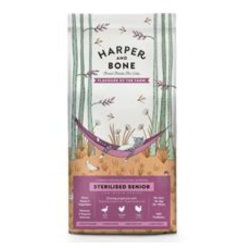 Harper and Bone Cat Senior Sterilised příchutě farmy 5 kg