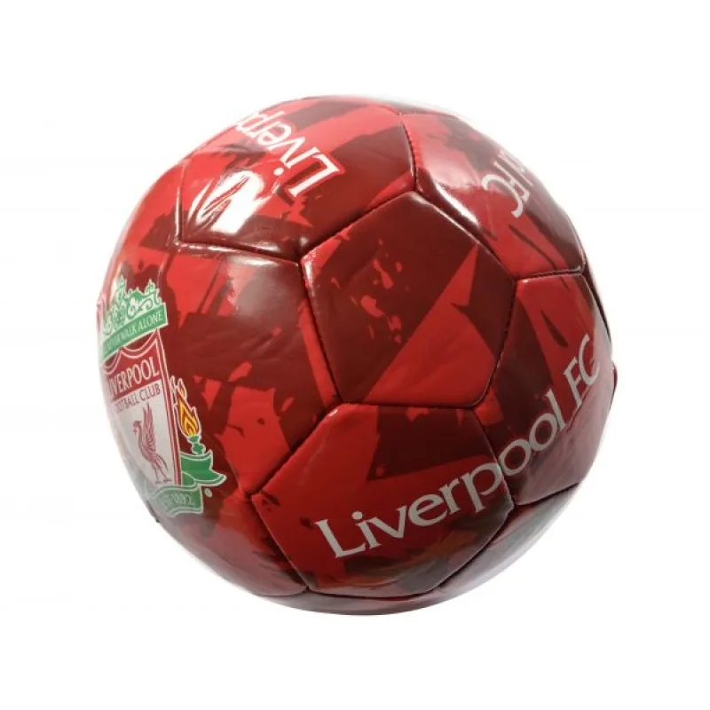 Liverpool FC futbalová lopta červená - SKLADOM