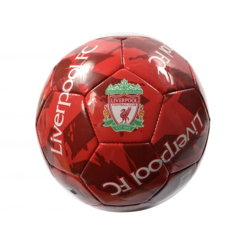 Liverpool FC futbalová lopta červená - SKLADOM