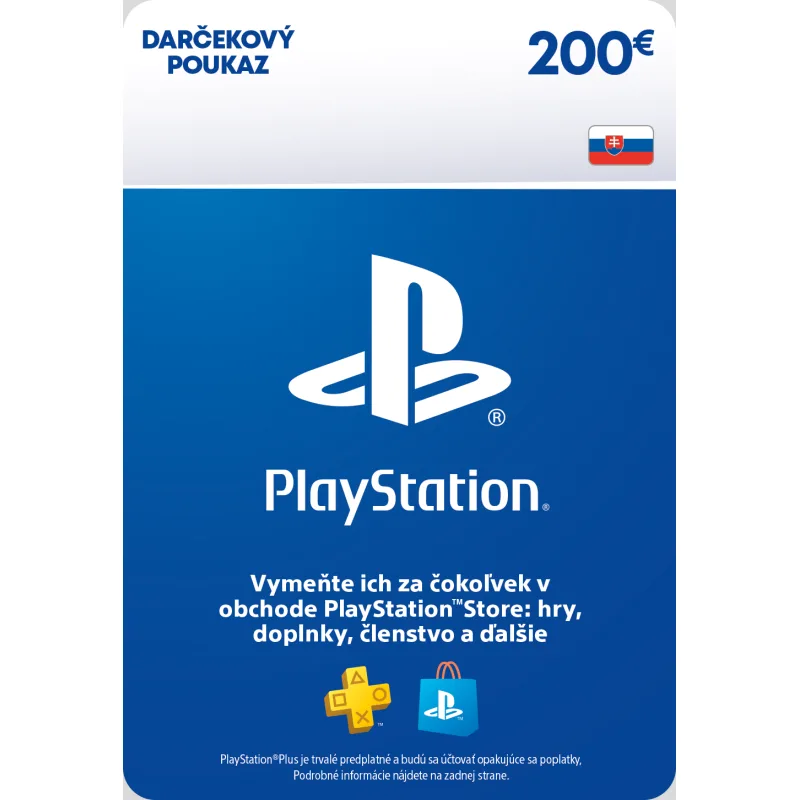 ESD SK - PS Store el. peněženka - 200 EUR ESD_SCEE-SK-00020000