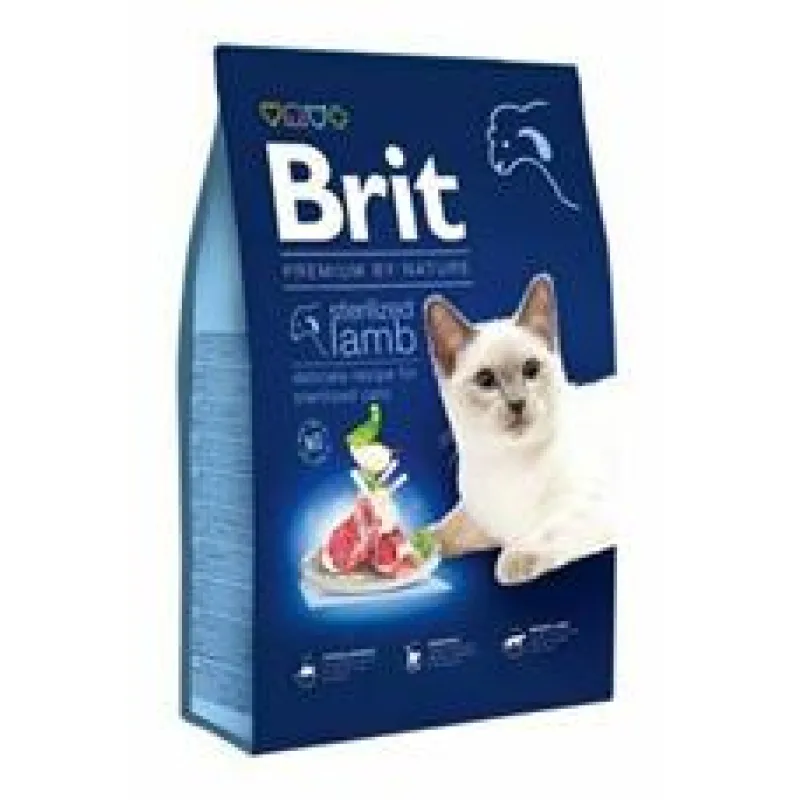 Brit Premium by Nature Cat Sterilized Lamb 1,5 kg