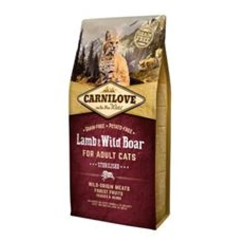 Carnilove Lamb & Wild Board for Adult Cats- Sterilised 400 g