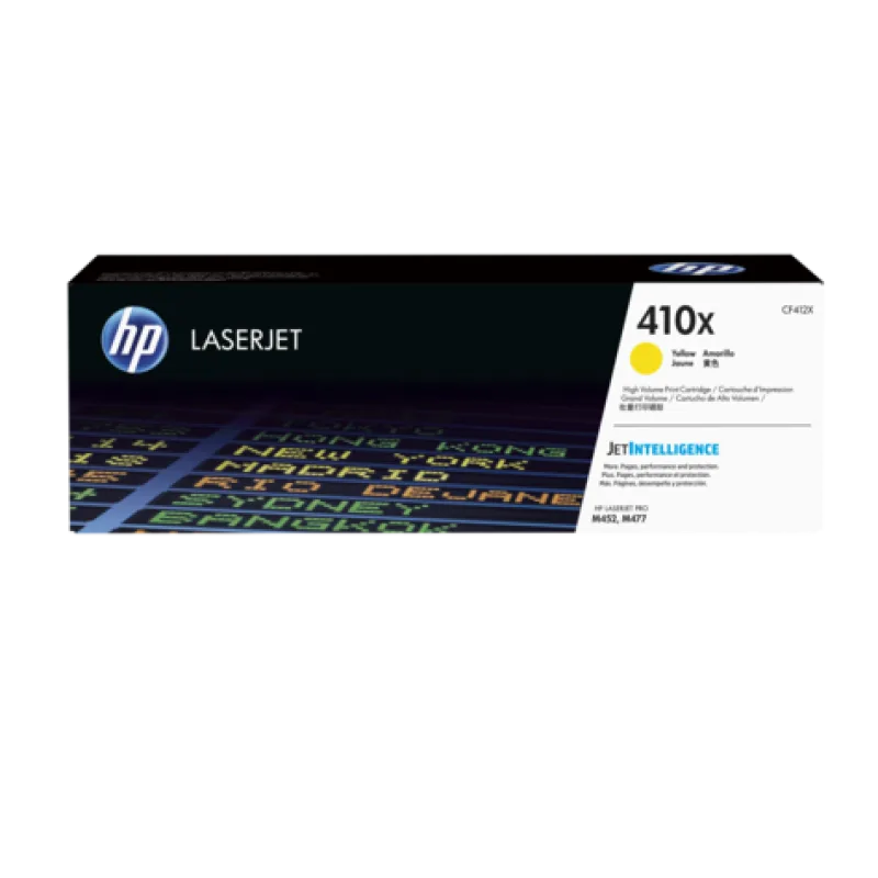 HP 410X tlačová kazeta žltá veľká, CF412X CF412X