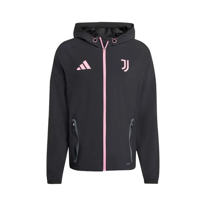 Adidas Juventus FC cestovná bunda čierna pánska
