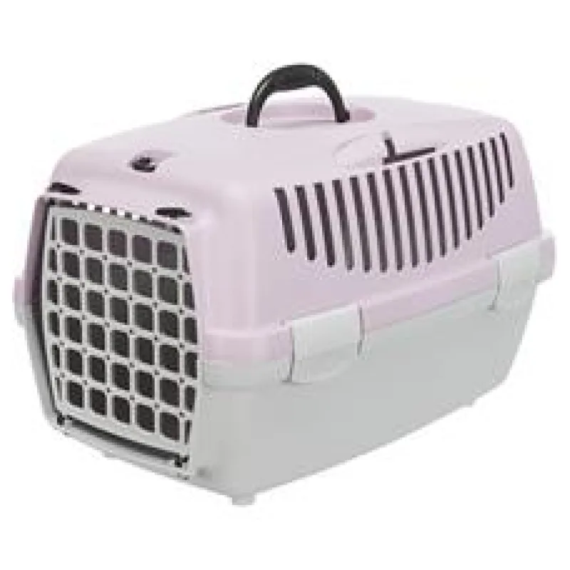 Transportní box CAPRI I, XS: 32x31x48cm (max. 6kg) - světle šedá/světlá lila 1ks